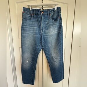 Madewell Women’s High-Rise Slim Crop Boyjean